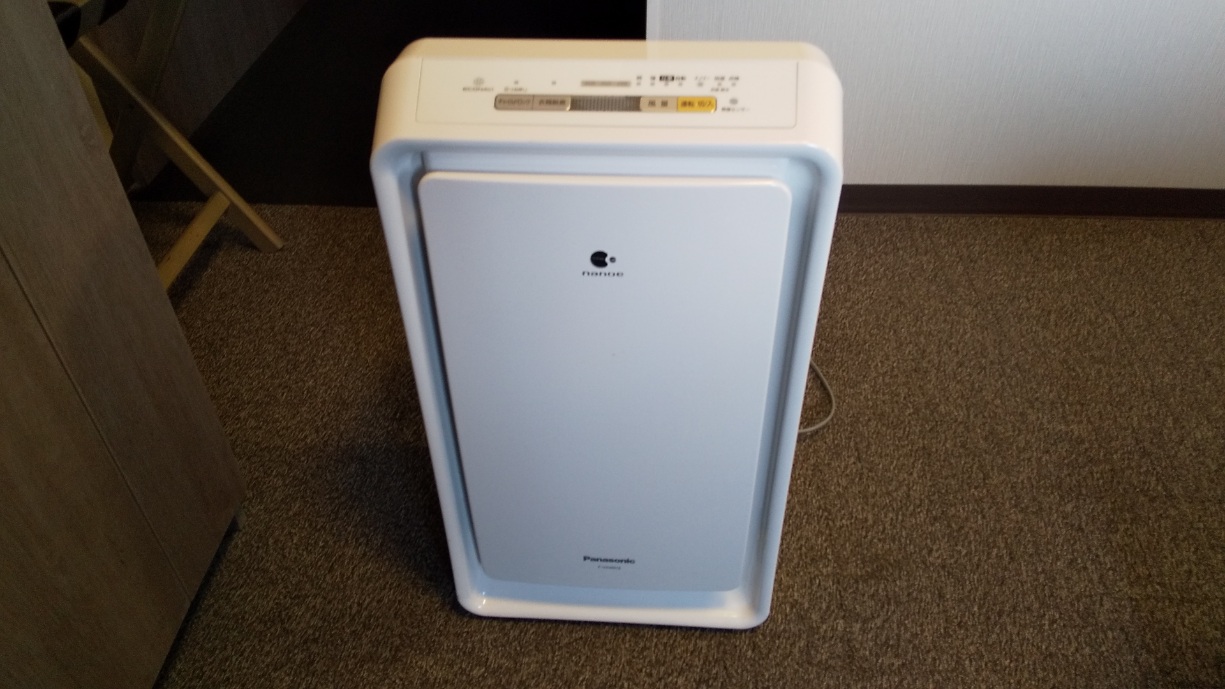 禁煙部屋用空気清浄機
