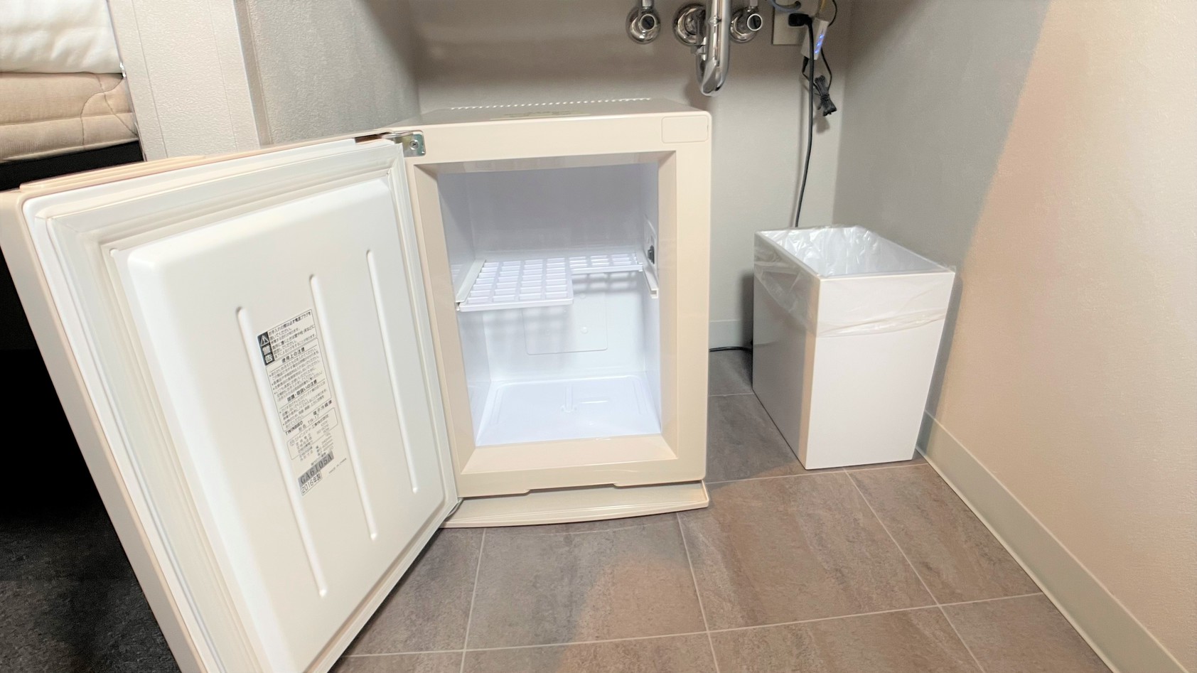 全部屋小型保冷蔵庫完備