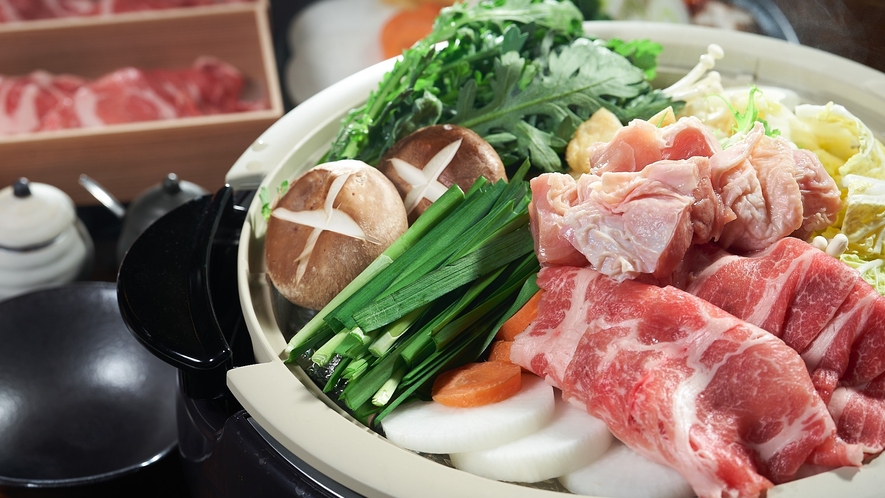 京野菜と京のもち豚＆京地鶏のお鍋イメージ