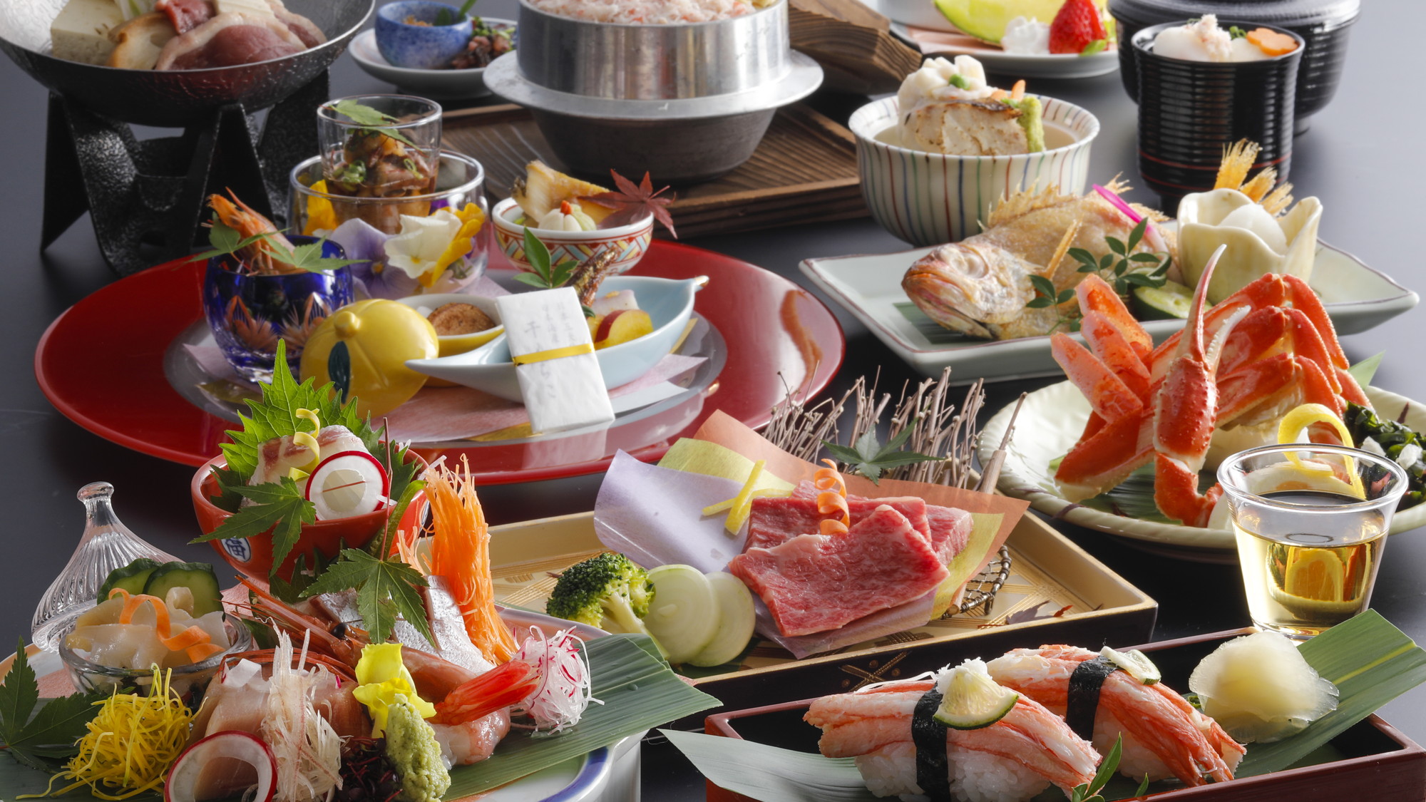 【夕食】会席料理「手取川」※写真は2025年10月から2026年3月までのイメージ