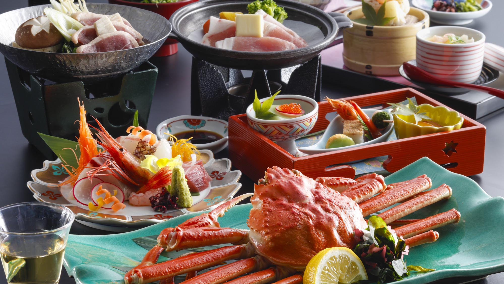 【夕食】会席料理「雅」※写真は2025年4月から2025年9月までのイメージ