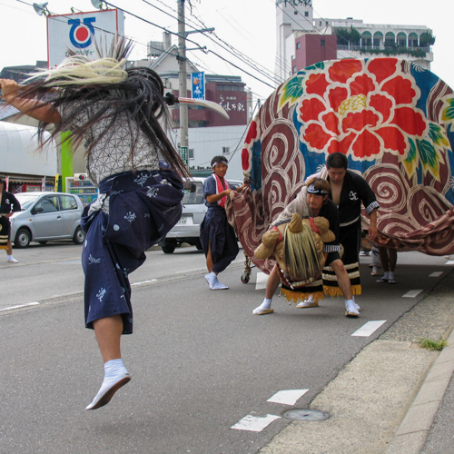 山代温泉：八朔祭（大獅子舞）