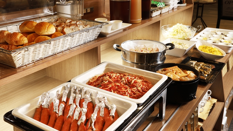 【長期連泊割】朝食ビュッフェ無料！特製カレー＆こだわりの日替わりメニュー＜男性大浴場完備＞