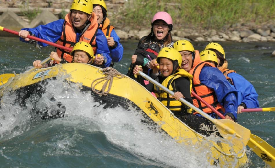 犀川ラフティング
