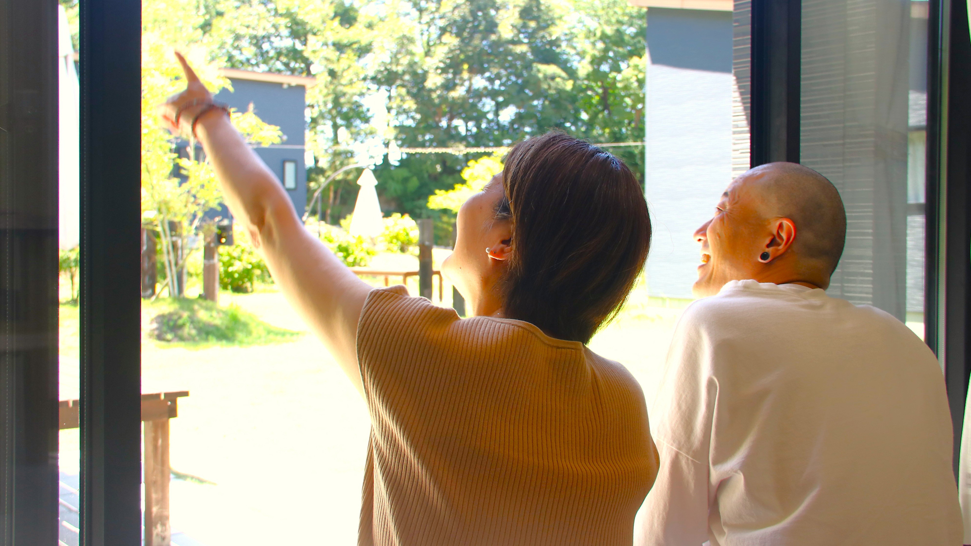 自然に囲まれたサンセットヴィレッジは、森のお友達がいっぱい♪ 