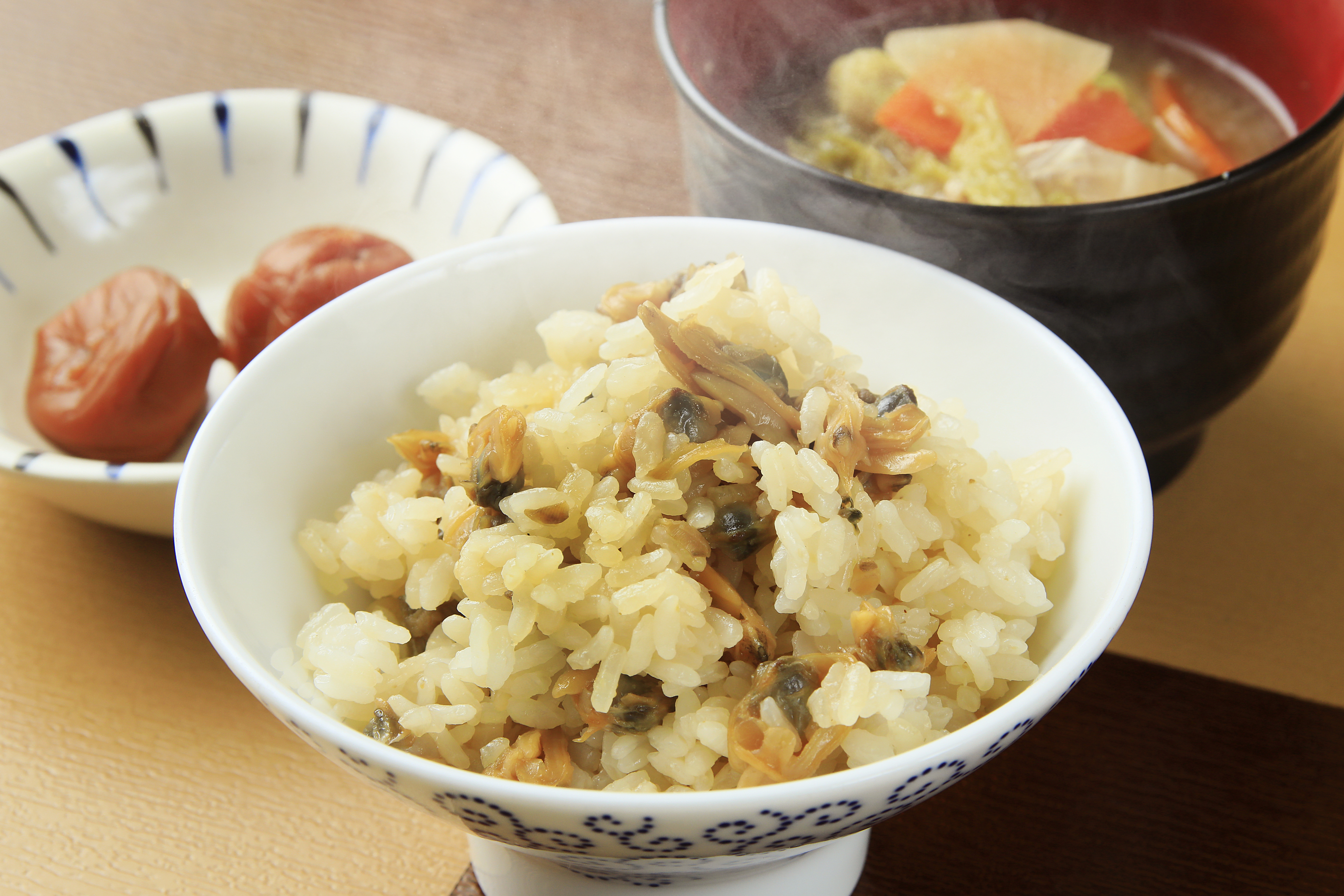 地元料理の深川飯！