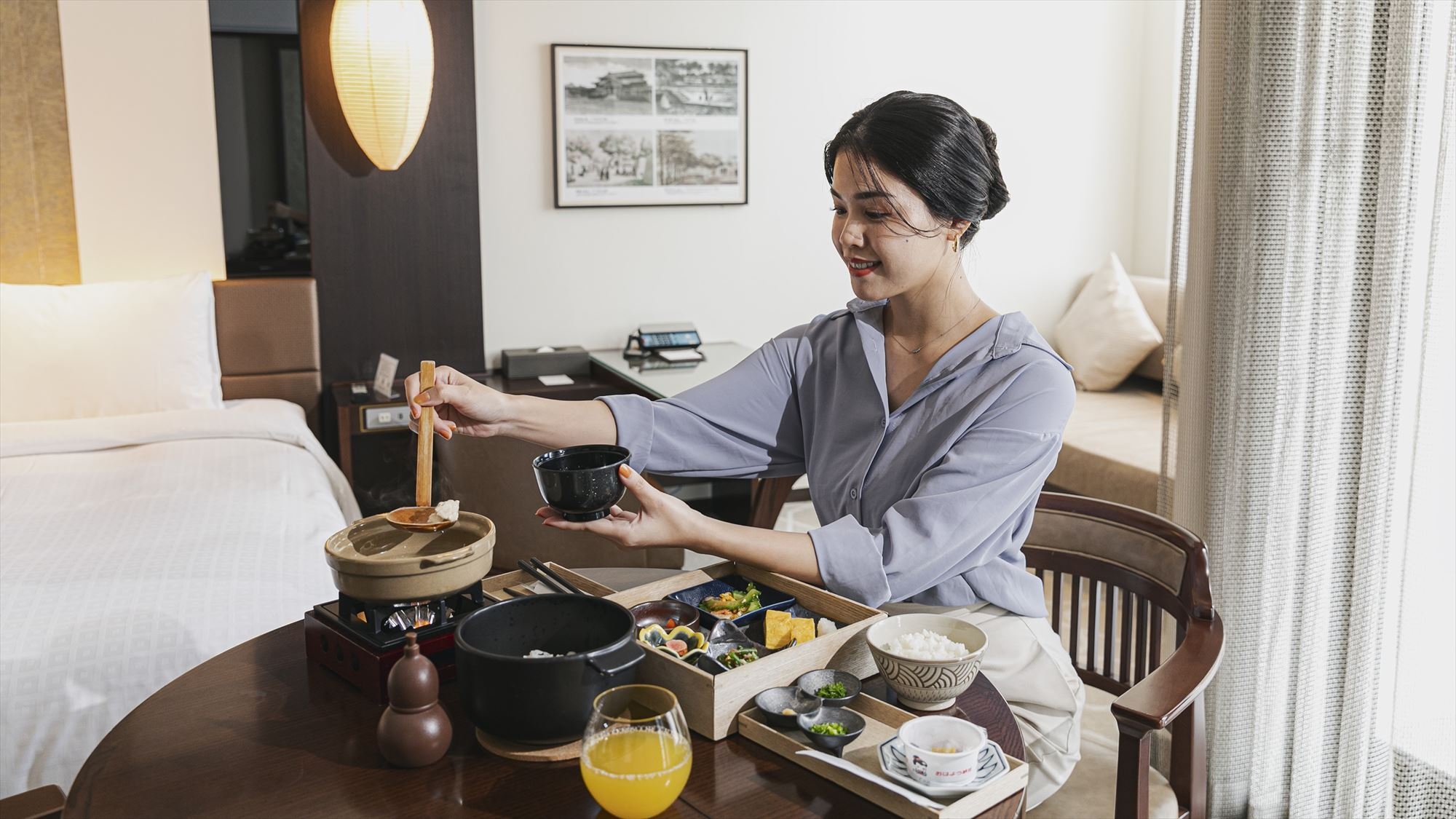 【1日3室・3名利用限定】 お部屋で愉しむ、軽朝食サービス付きプラン＜軽朝食＞