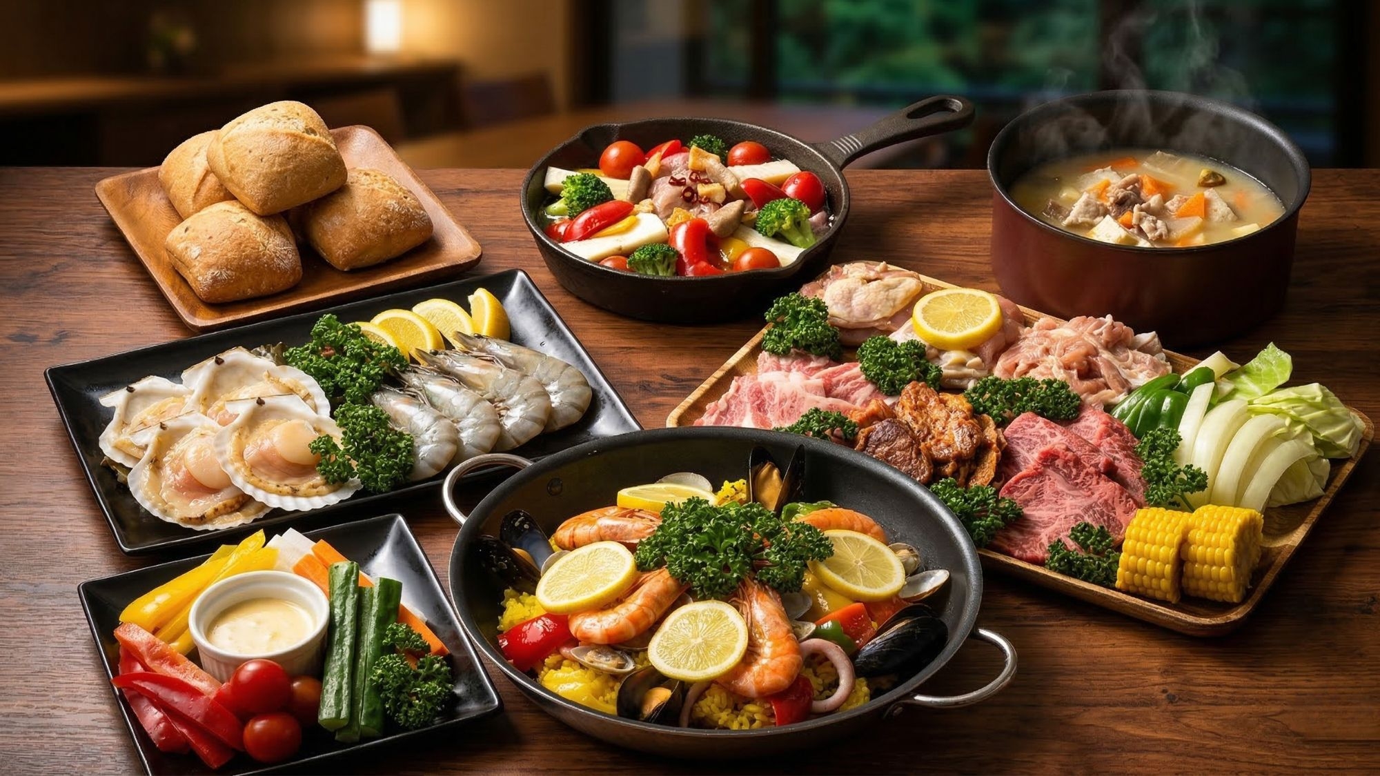 【3名以上で20％OFF】美肌の湯を囲むグループ割！源泉掛け流し露天風呂付グランピングでお得に贅沢旅