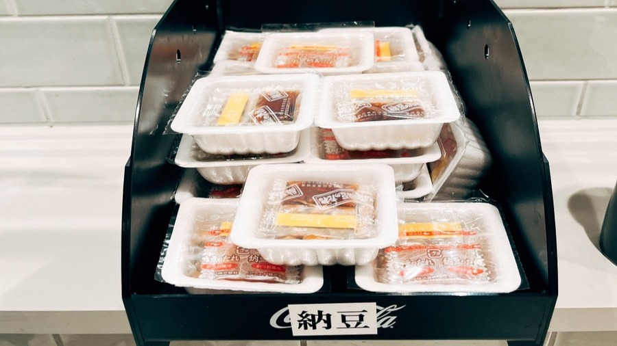 ■朝食ビュッフェ、納豆は国産の小粒をご用意♪