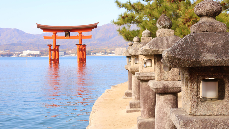 《宮島のシンボル大鳥居》
