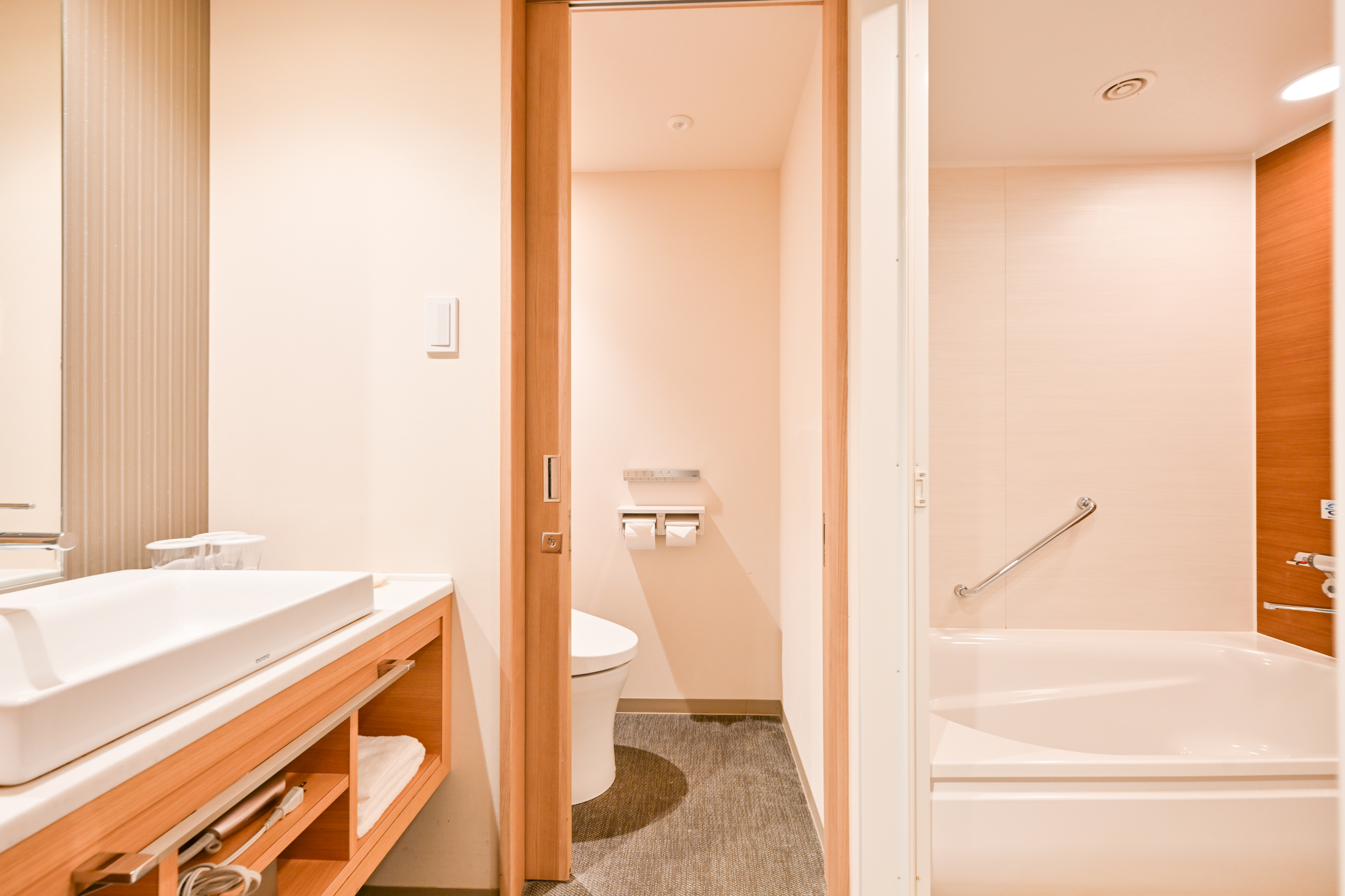 モデレートツインルーム3点分離