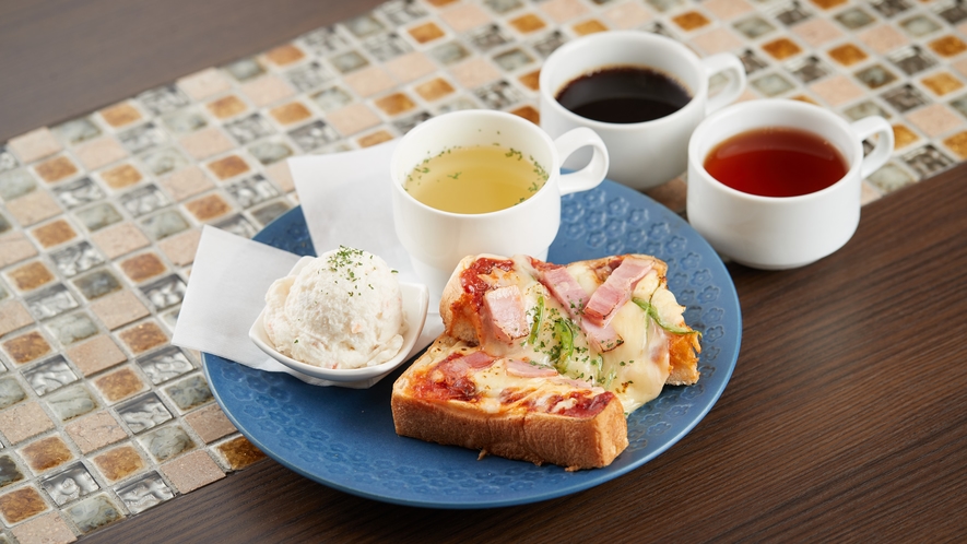 【朝食】選べる朝食セット★ポテトサラダ、コンソメスープ付
