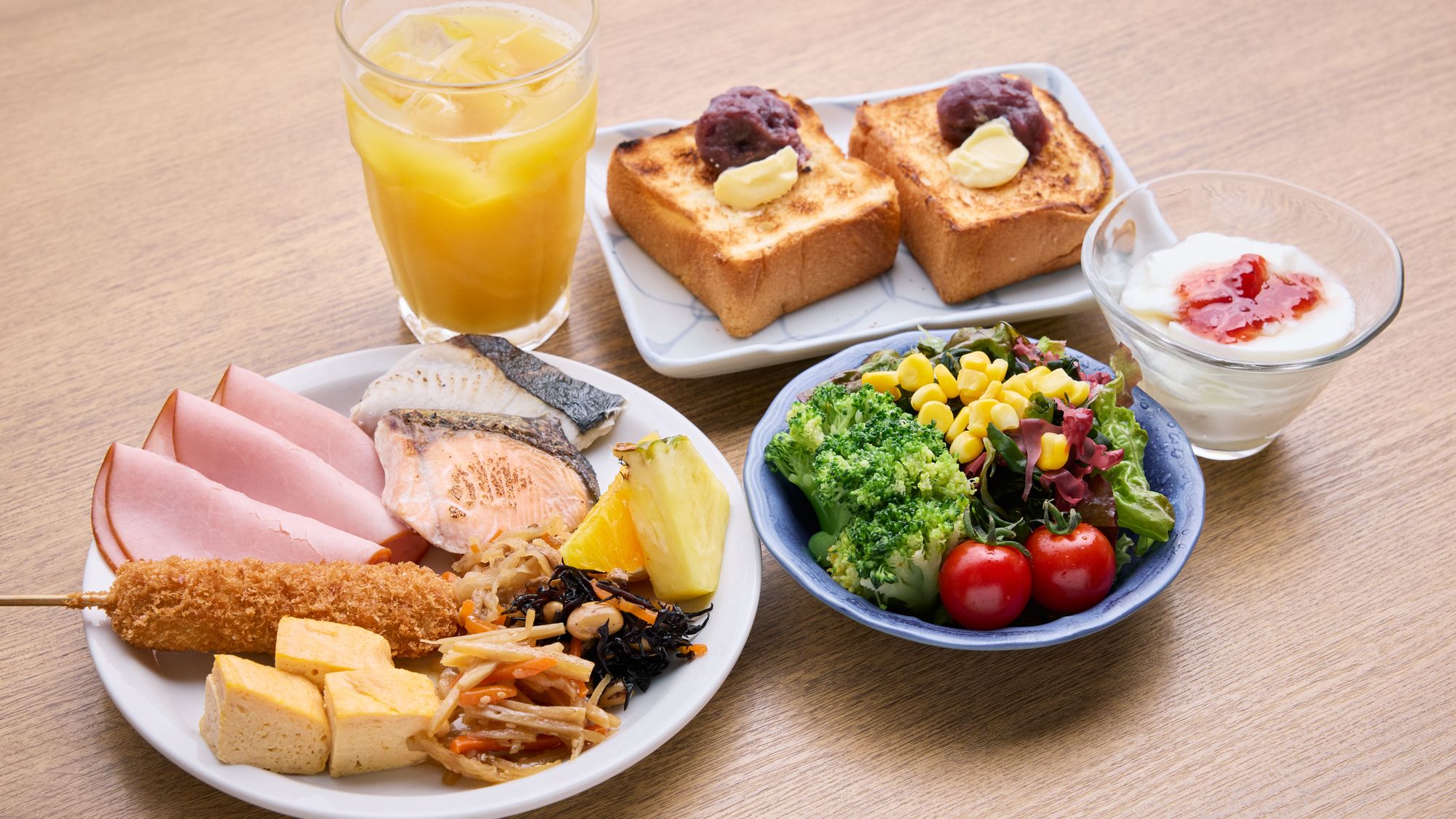 朝食ビュッフェ