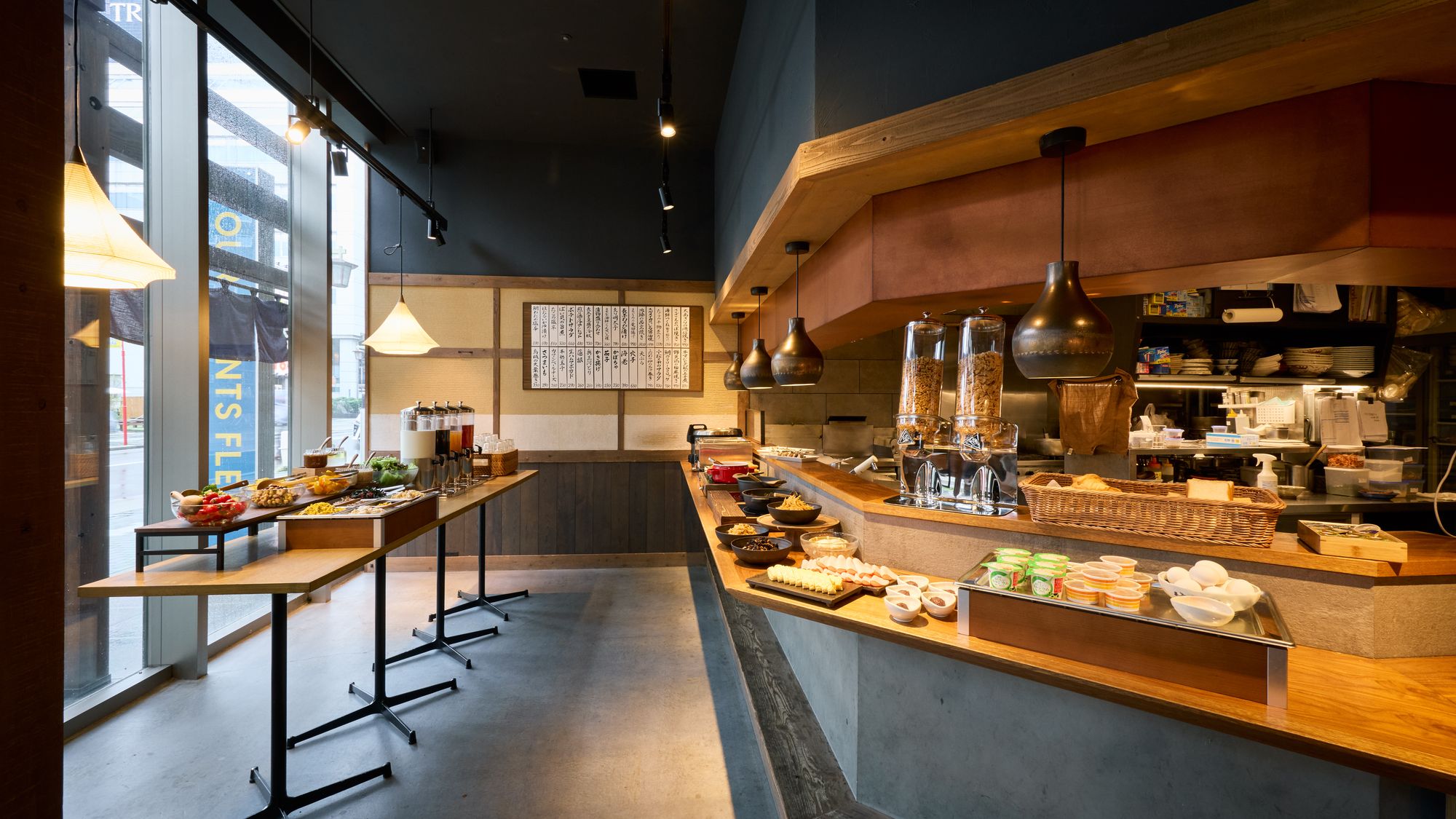 朝食ビュッフェ