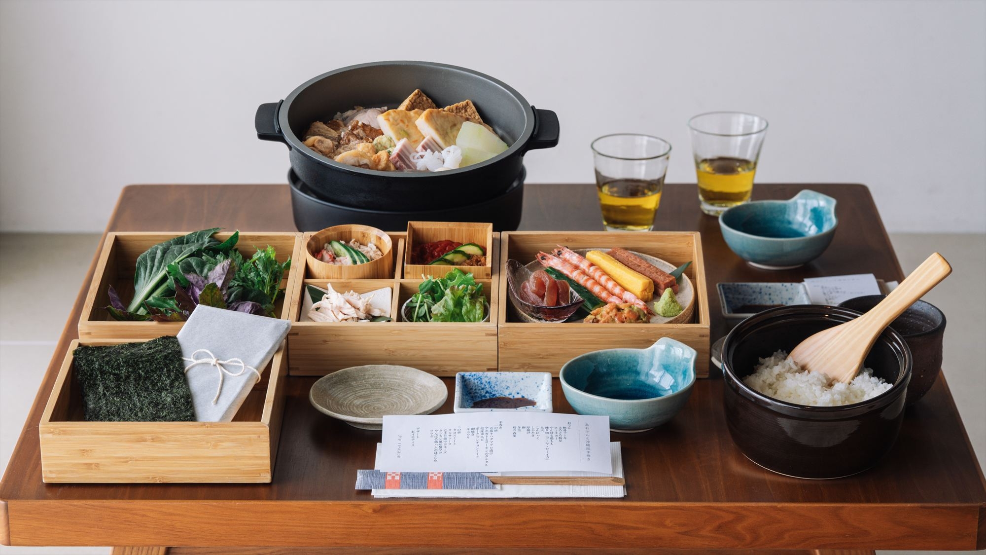 【インルーム  島おでんと沖縄風手巻き】お部屋で寛ぎながら島の恵みをたっぷりご堪能＜2食付き＞