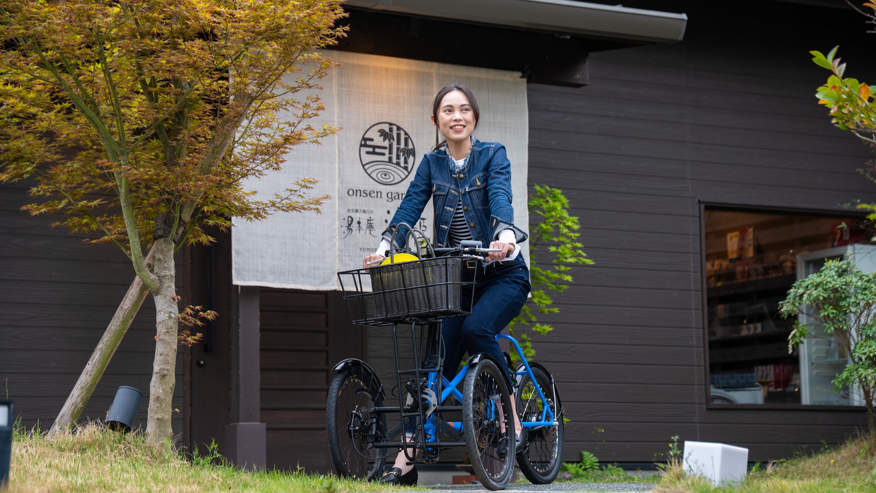 【レンタサイクル】は三輪でとっても乗りやすい自転車です