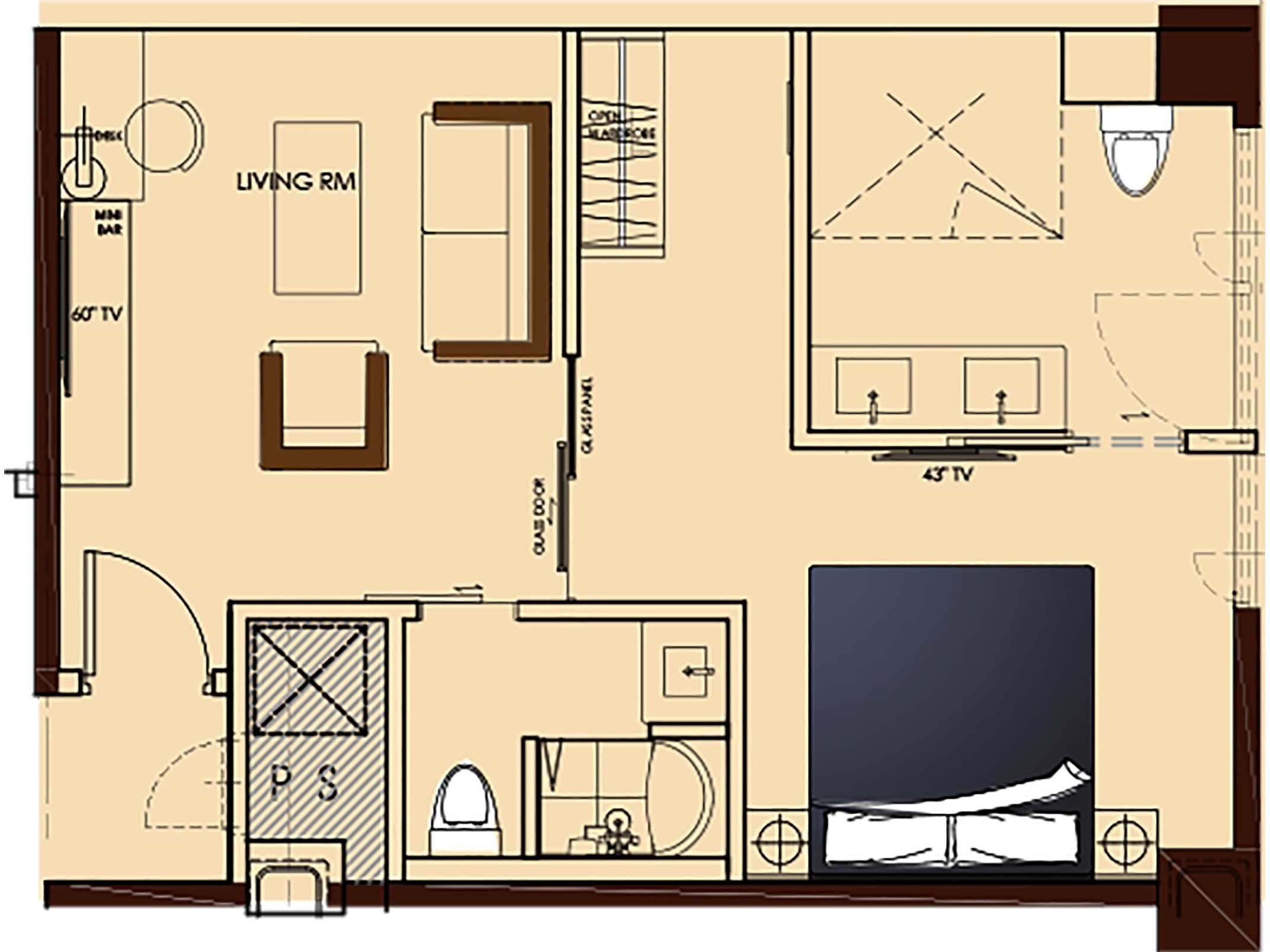 【スイート】間取図