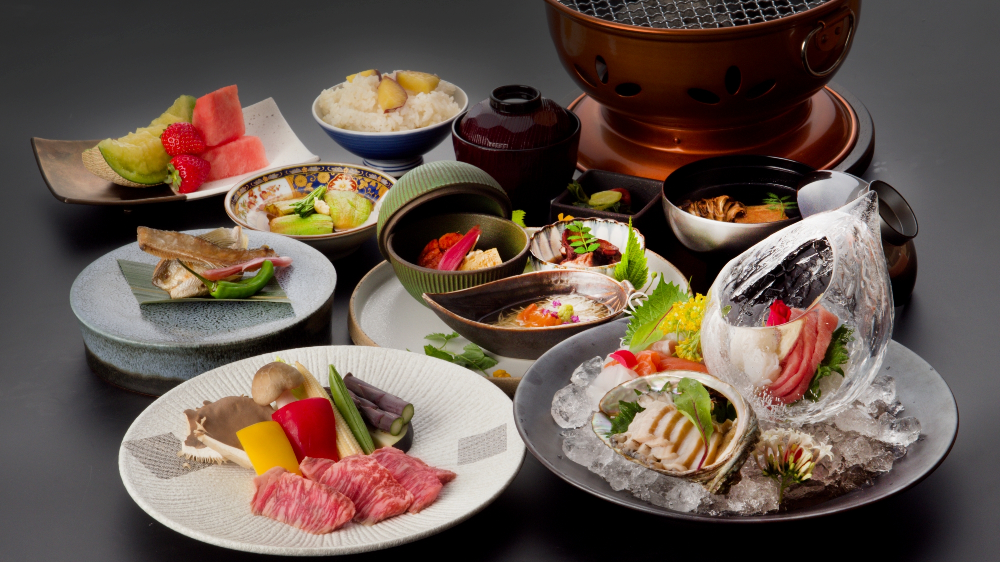 【雲海スイート限定プランご夕食例】信州の旬と地元食材を活かした&ldquo;特別和会席&rdquo;