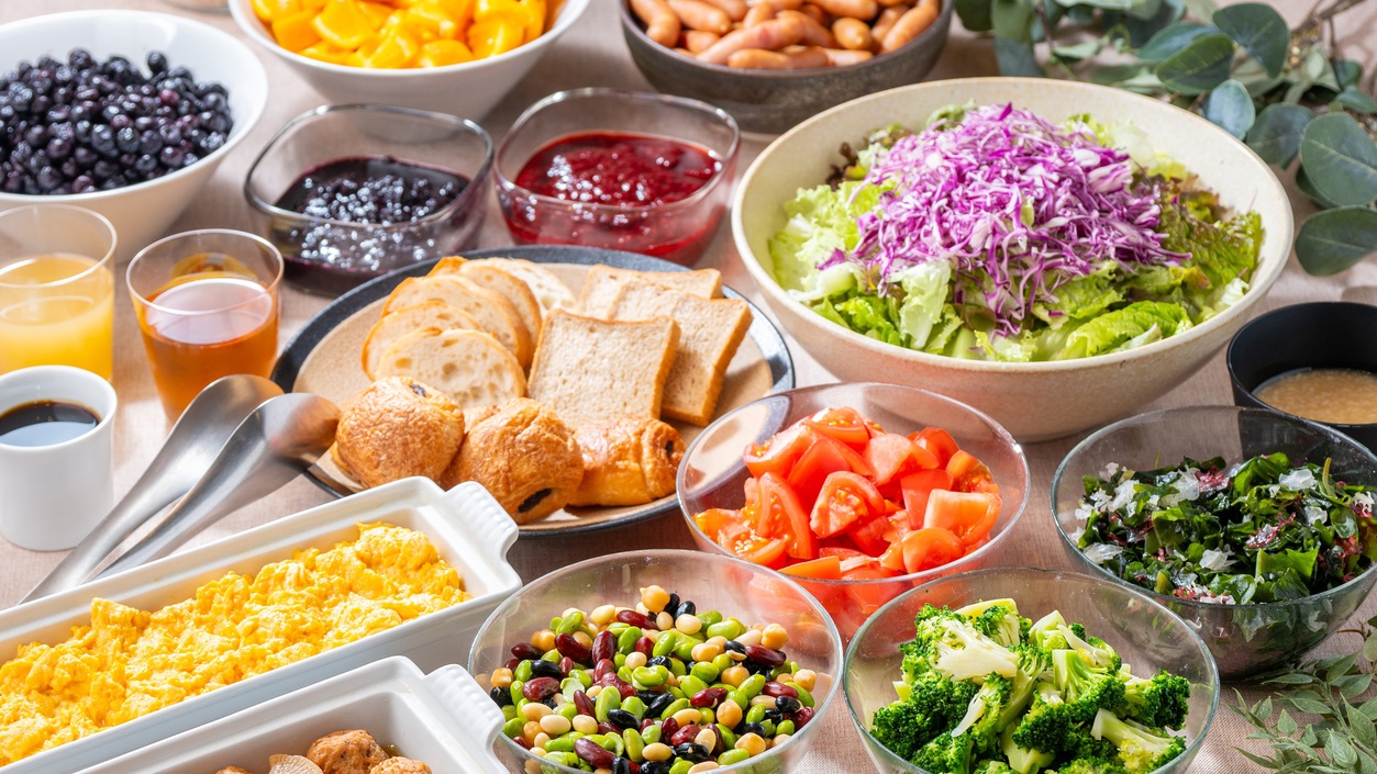 【朝食ビュッフェ】