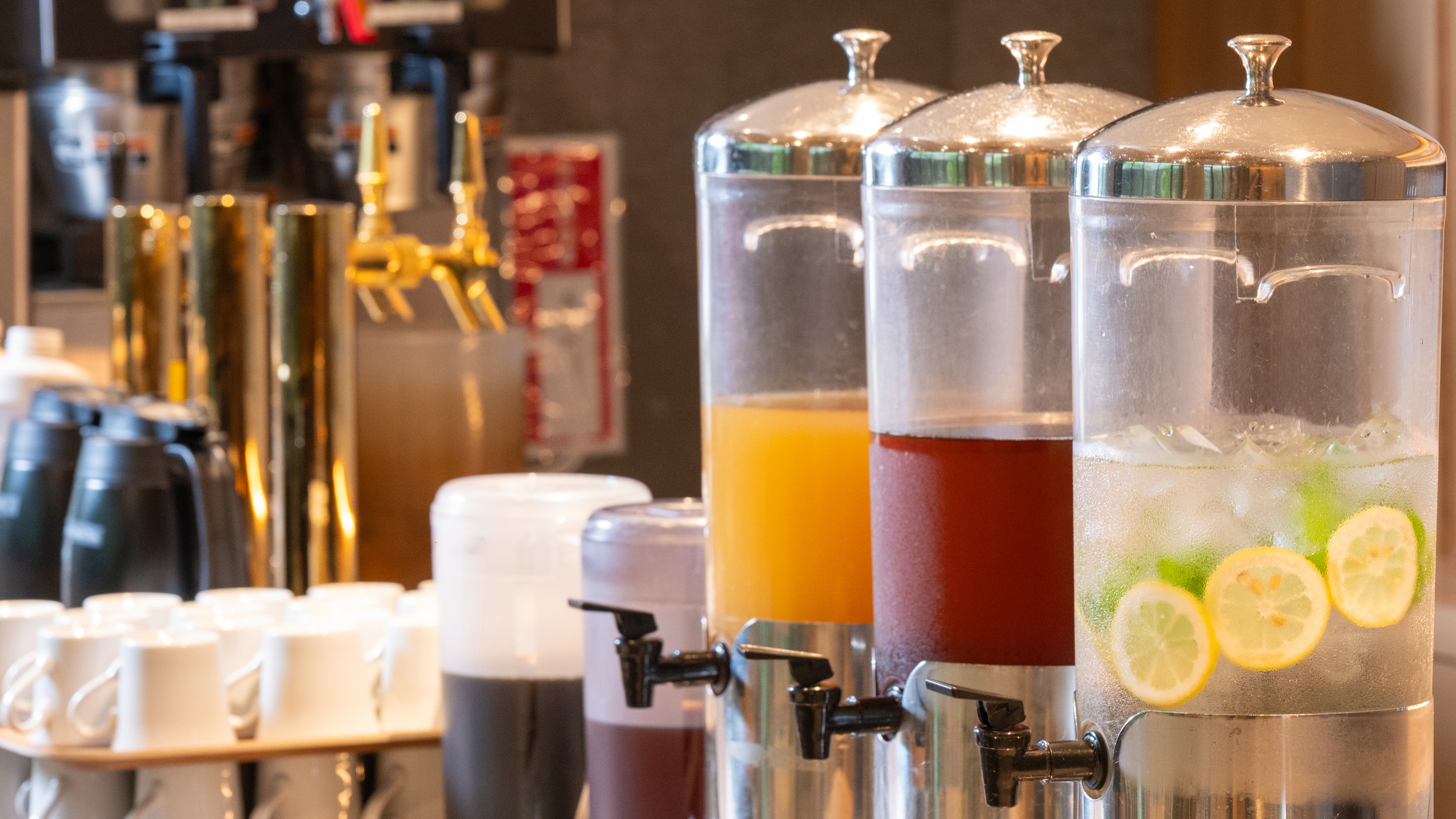 【朝食ビュッフェ】ドリンク