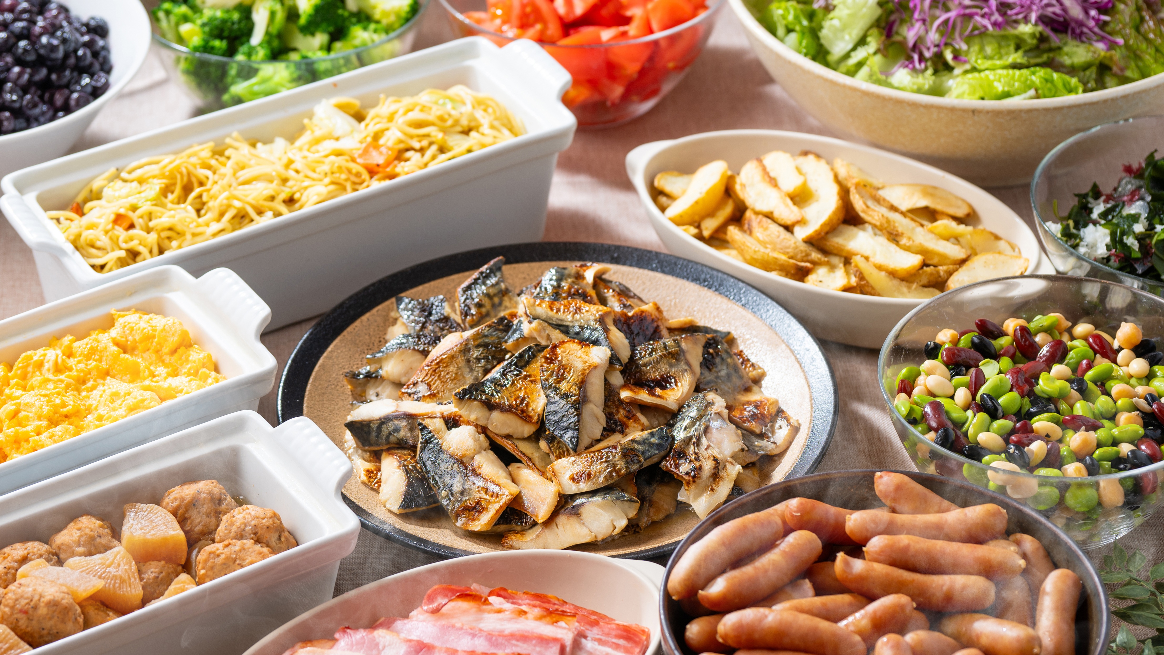 【朝食ビュッフェ】