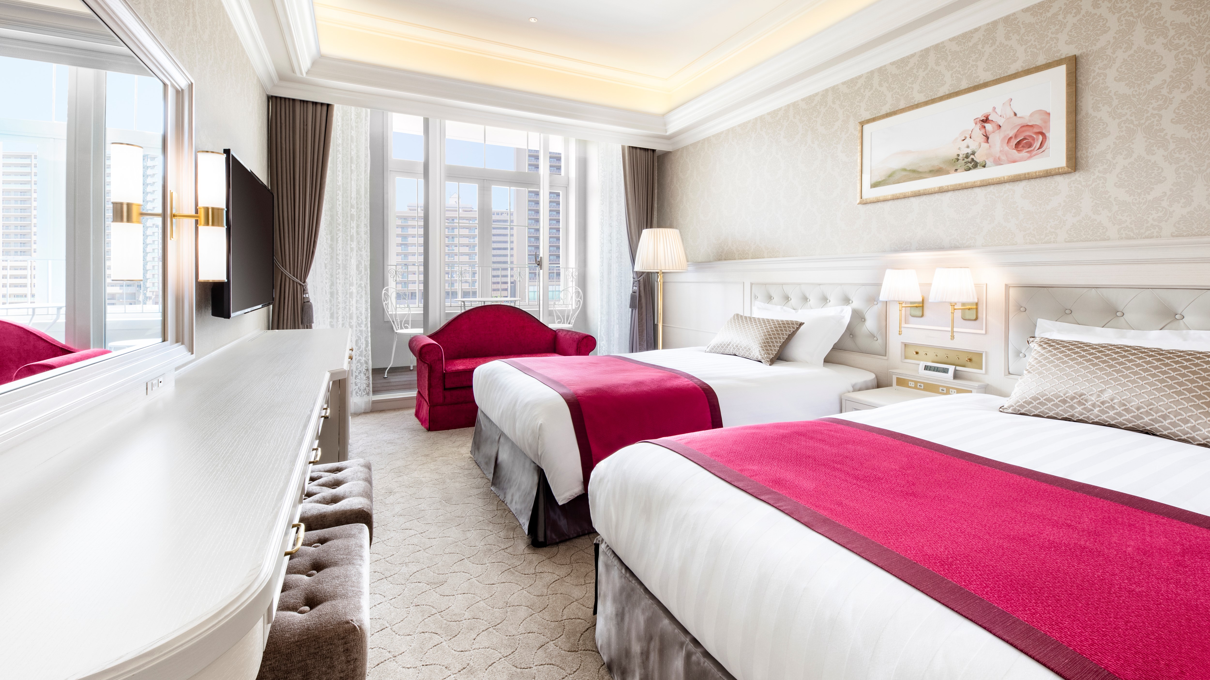 【28.6平米】スーペリアツイン（バルコニー付き）