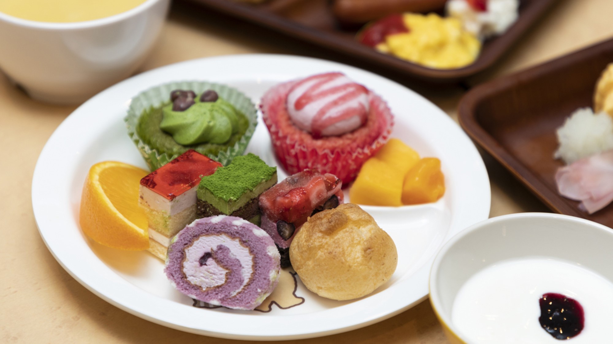朝食バイキング一例