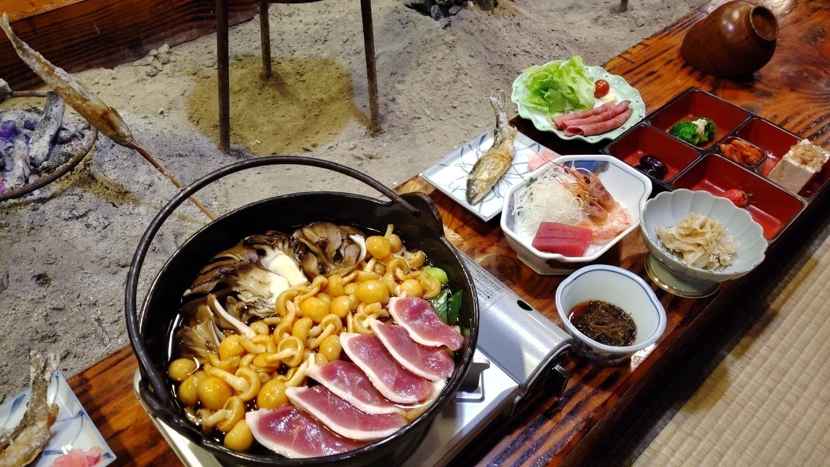 【1泊2食付】日本唯一のサルノコシカケ風呂をご堪能！万座温泉×サルノコシカケで薬効効果を体感！