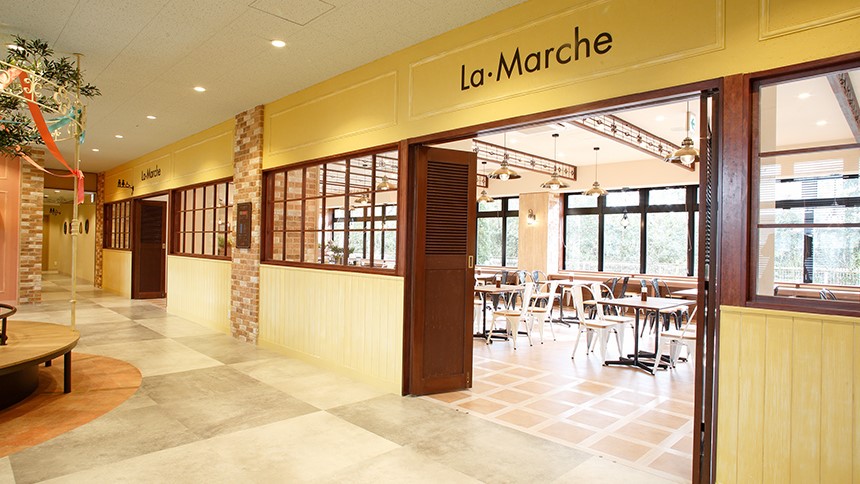 レストラン【La Marche（ラ・マルシェ）】入口