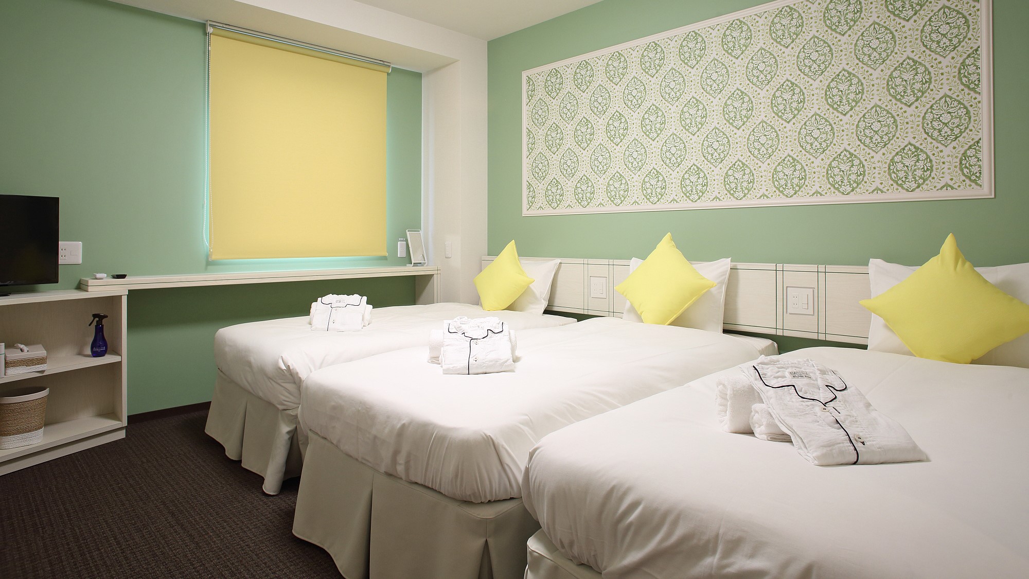 ベーシックルーム 3名（3F グリーン）