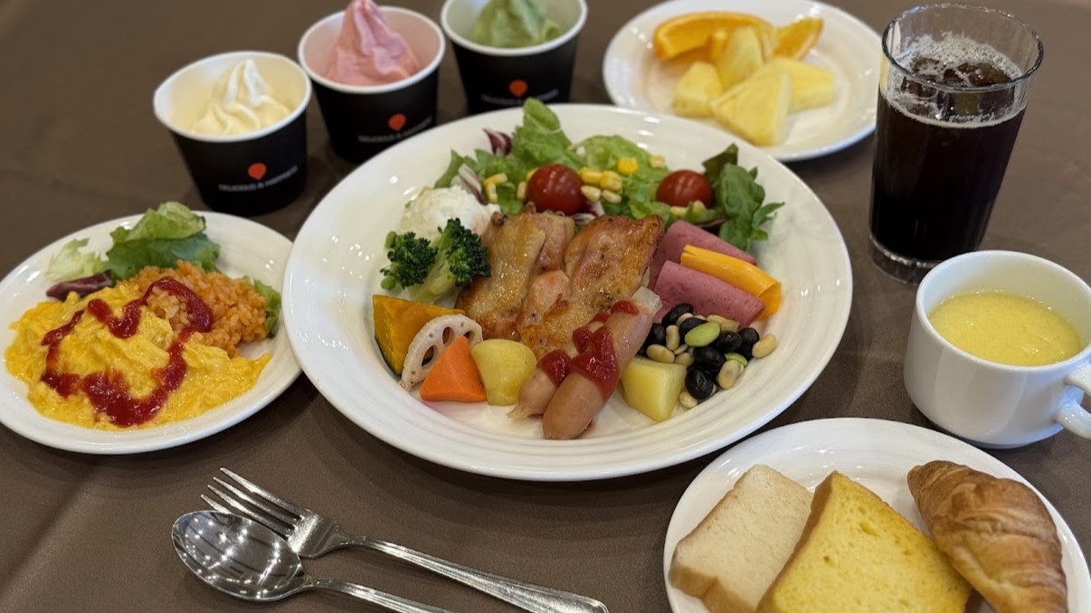 朝食バイキング 盛り付けイメージ