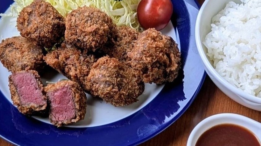【期間限定】柔らか牛ミスジの旨味!!デミグラスソースで楽しむ牛カツプラン(二食付)