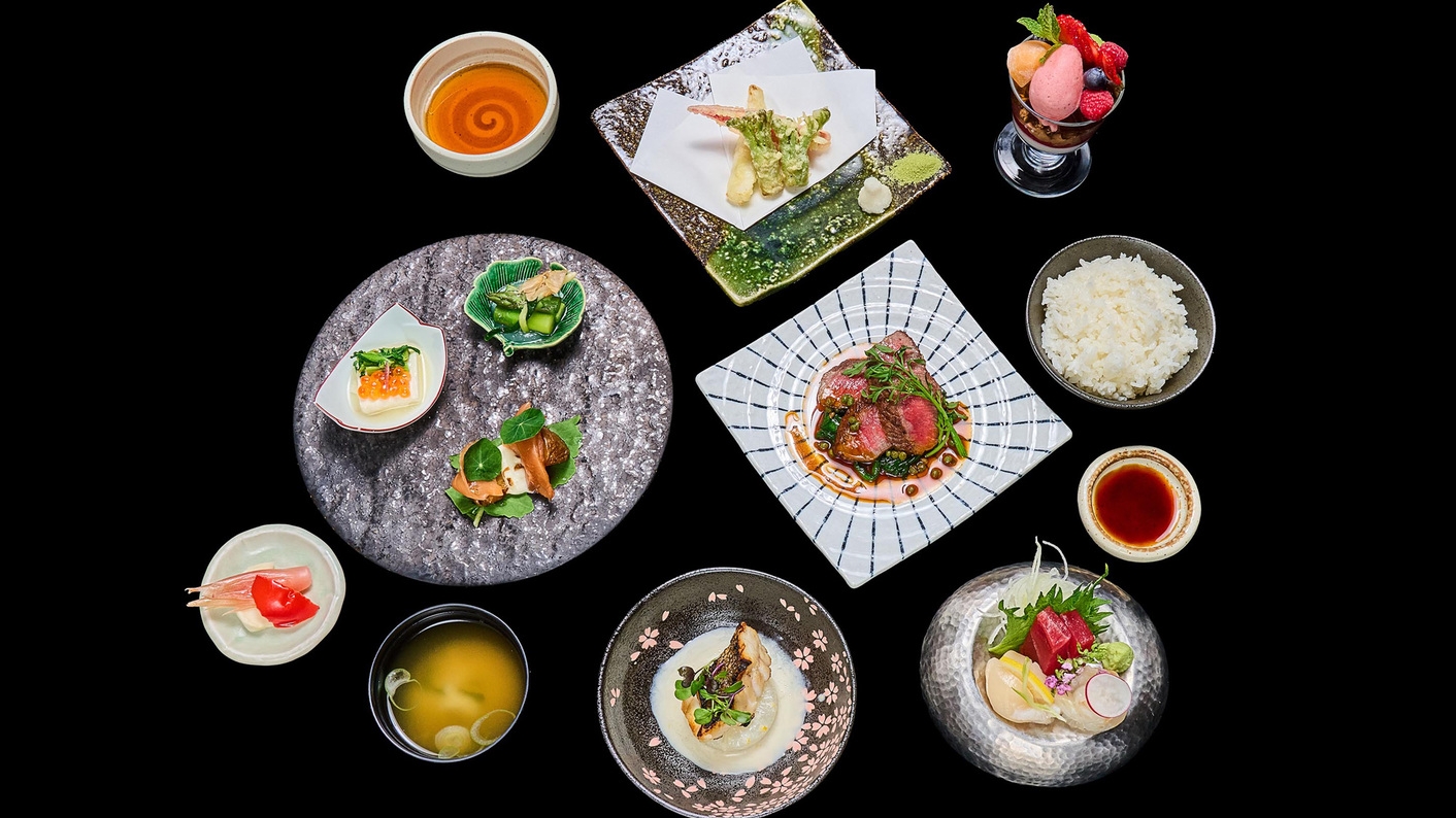 【2食付】上質なディナータイムを北海道の味覚とともに◆和食セット「綿雲」