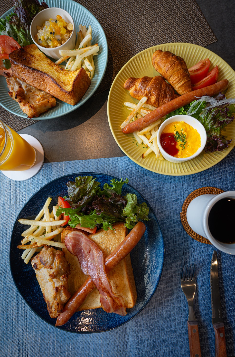 大人気！朝食プレートメニュー