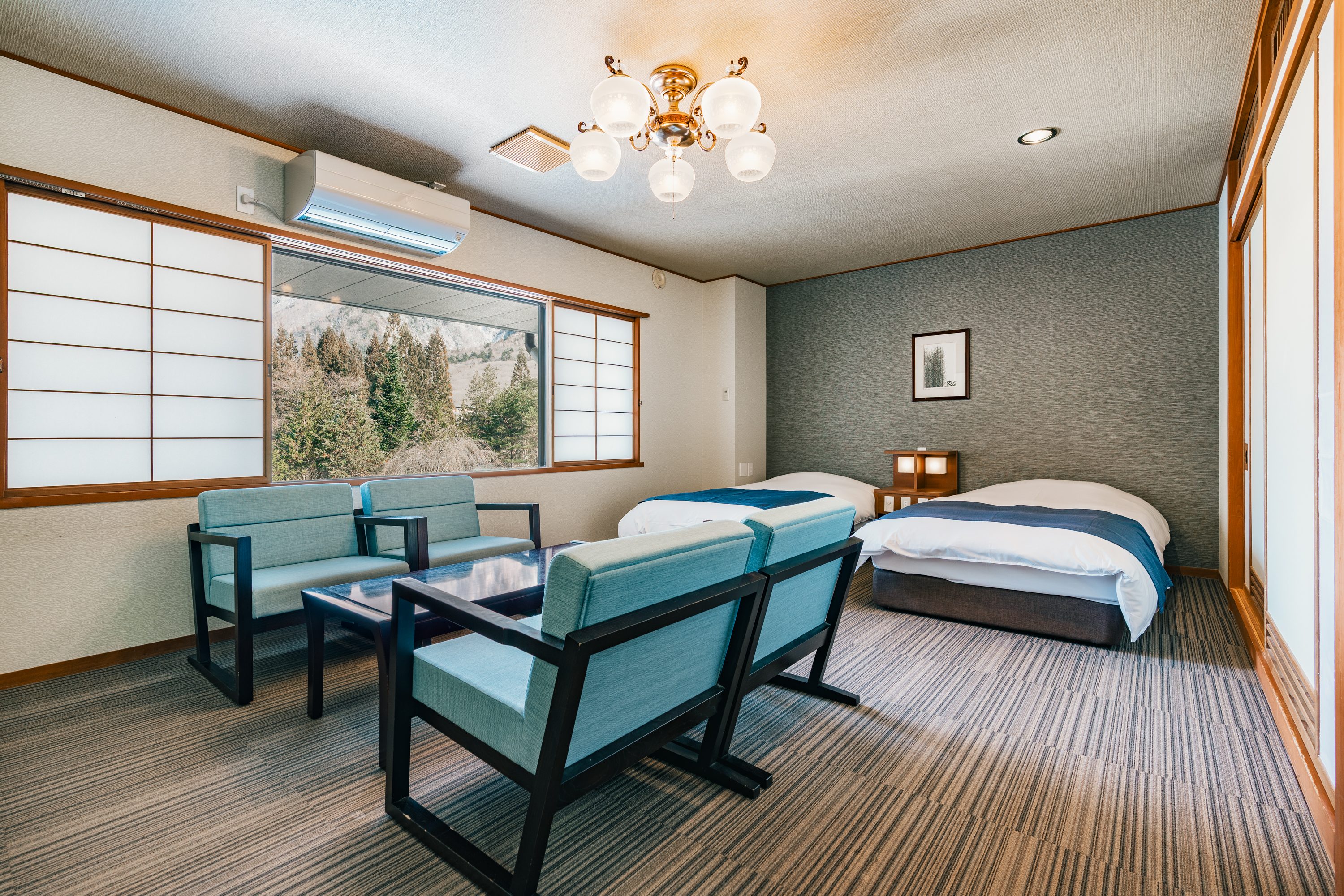 【客室：デラックス和洋室】写真は一例