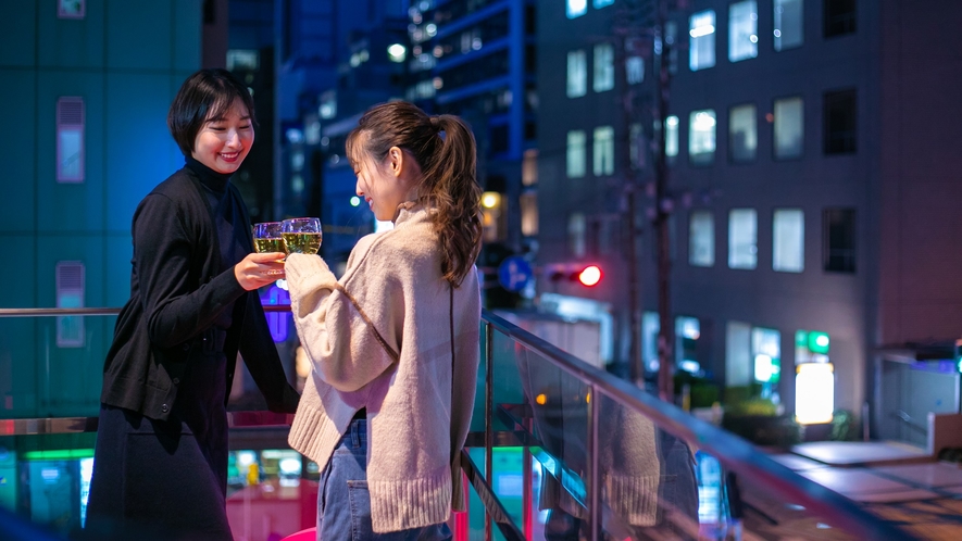 館内にはSNS映えしそうなフォトスポットがたくさん！ホテルステイを楽しんで！