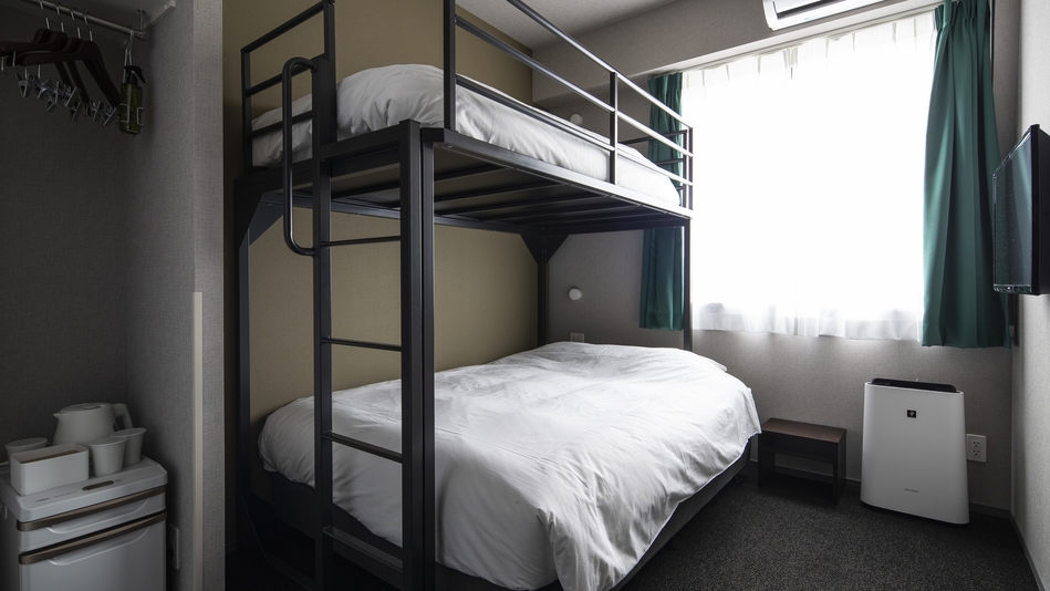 【ドッグフレンドリー】ロフト付ダブルルーム◆ワンちゃんOK◆