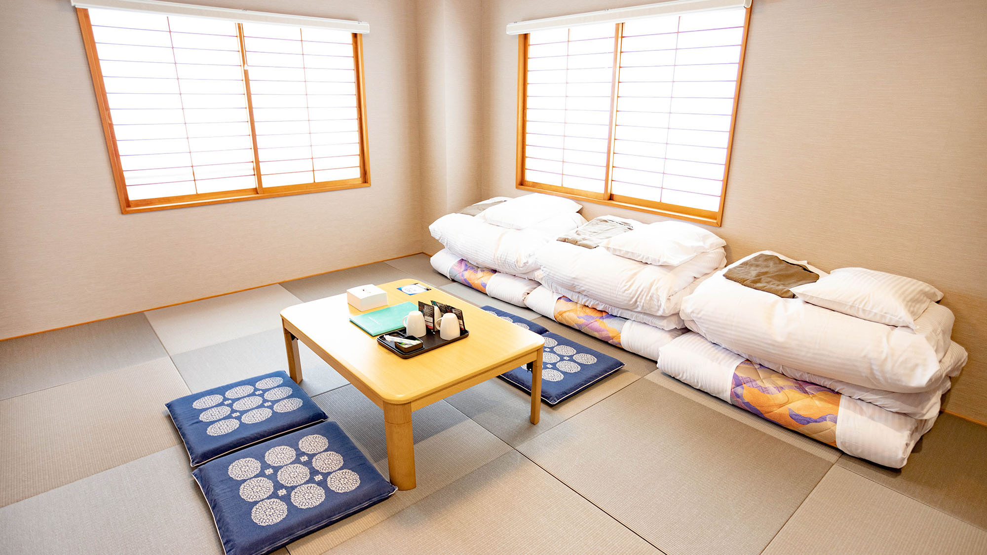 ・【和室4名様用一例】多彩な部屋タイプを備えている当館には、シンプルな造りが心地よい和室もございます
