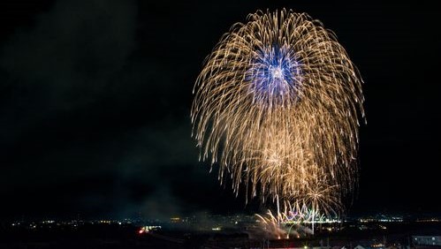 ■前橋花火大会（写真提供：前橋観光協会）