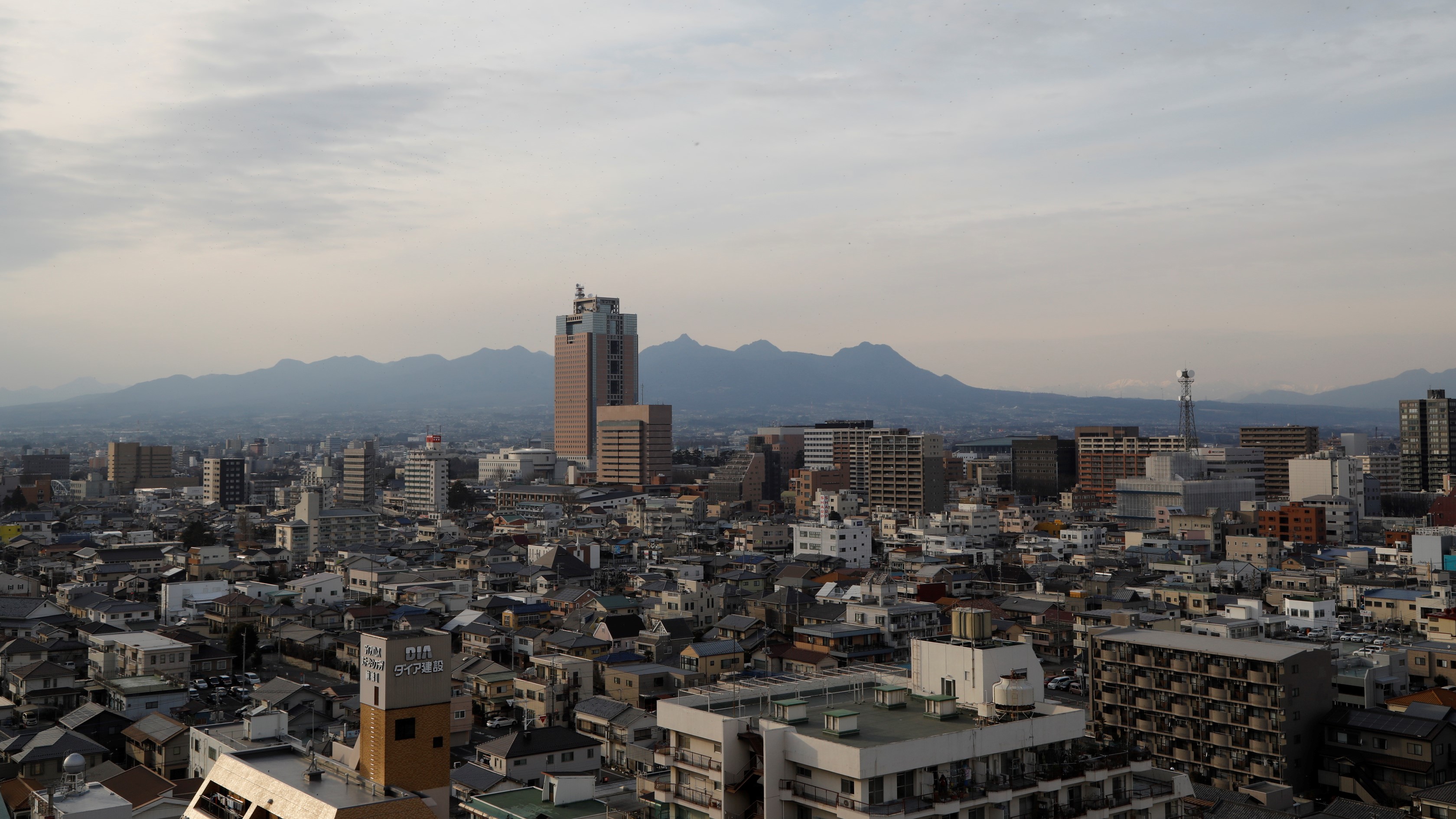 【女子】露天風呂からの景色