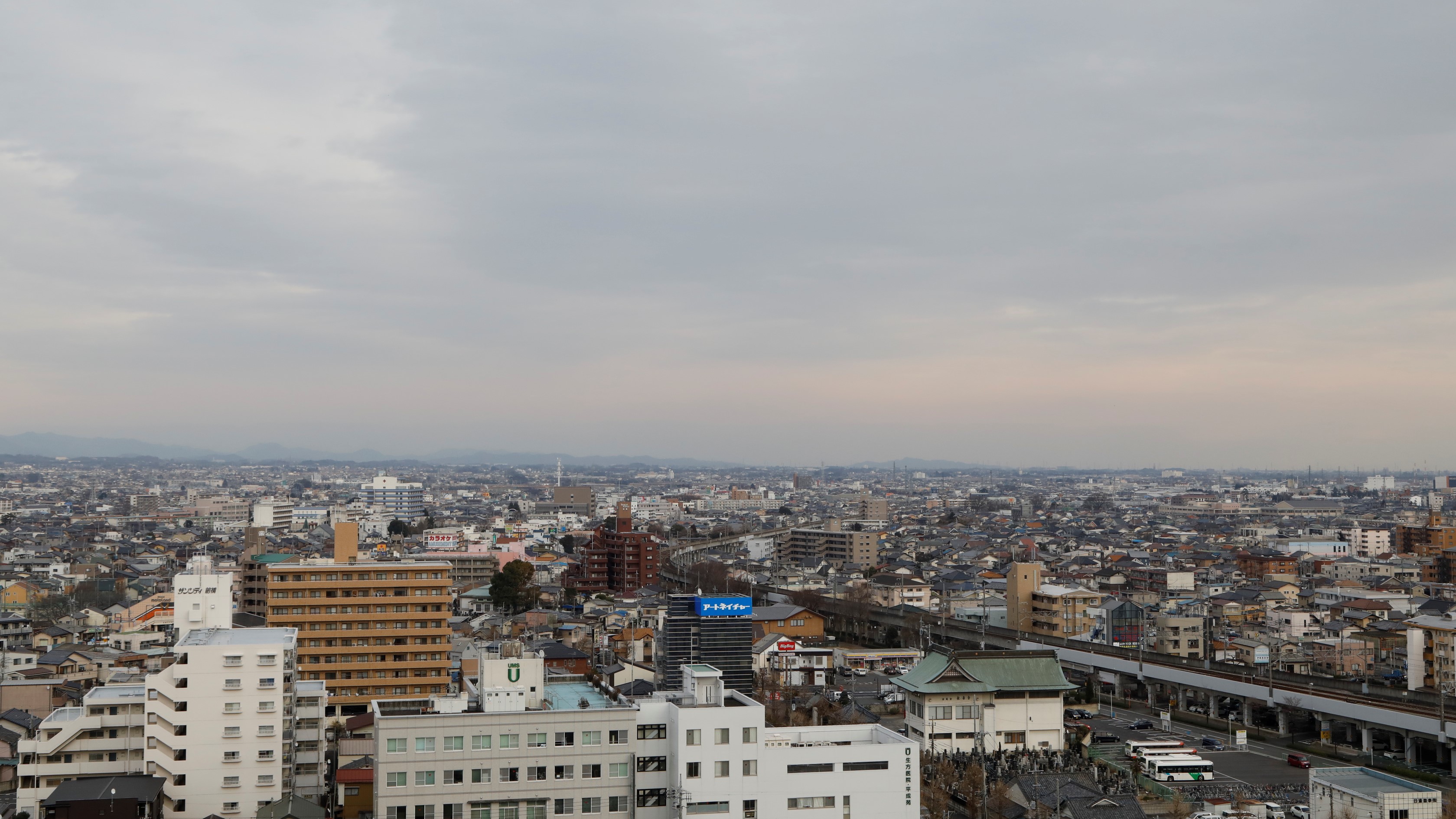 【男子】露天風呂からの景色