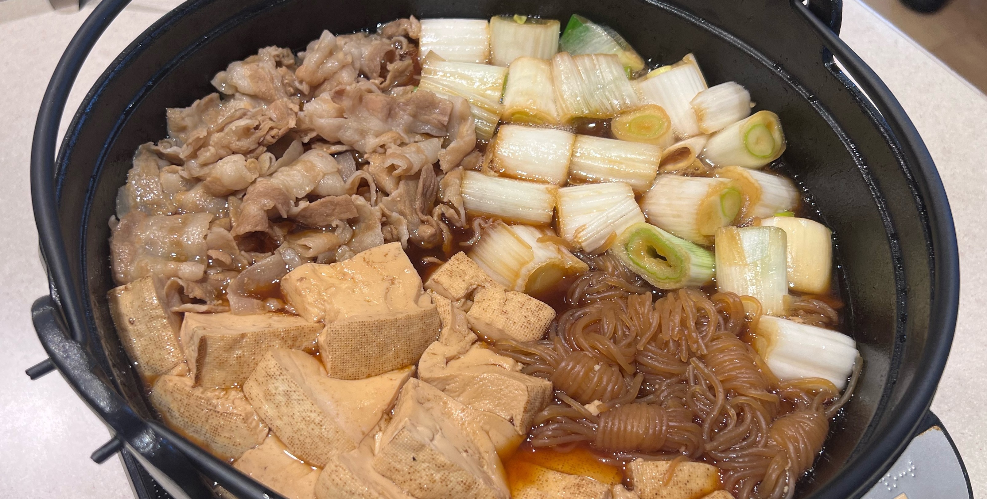 【冬季限定ご当地メニュー】◆上州麦豚のすき焼き