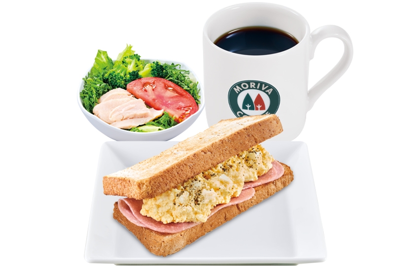 【モリバコーヒー竹芝店限定】☆焼きたてサンドのモーニングセット付きプラン☆　ホテル目の前！