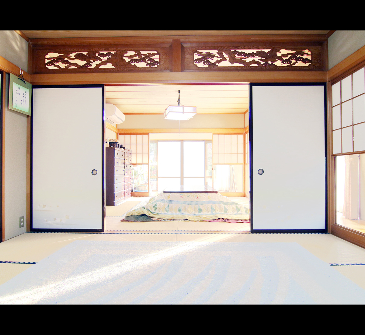 客室◆2間で開放感のある和室でおくつろぎ下さい