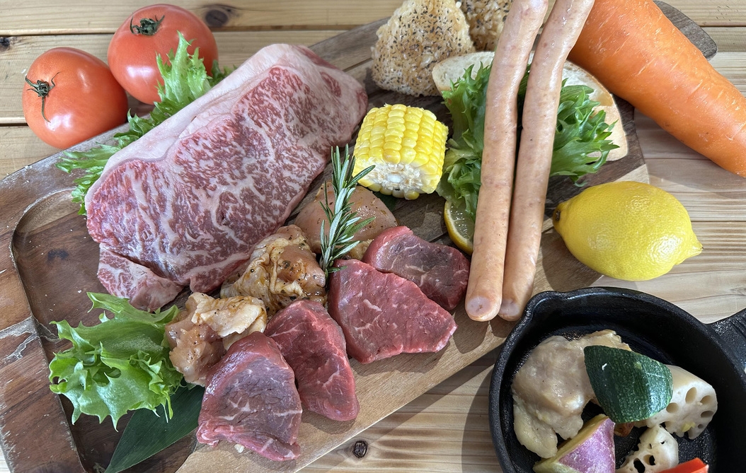 【夏旅応援お得なプラン】プレミアムBBQ＋選べる朝食ホツトサンド　グランピングプラン(2食付き)