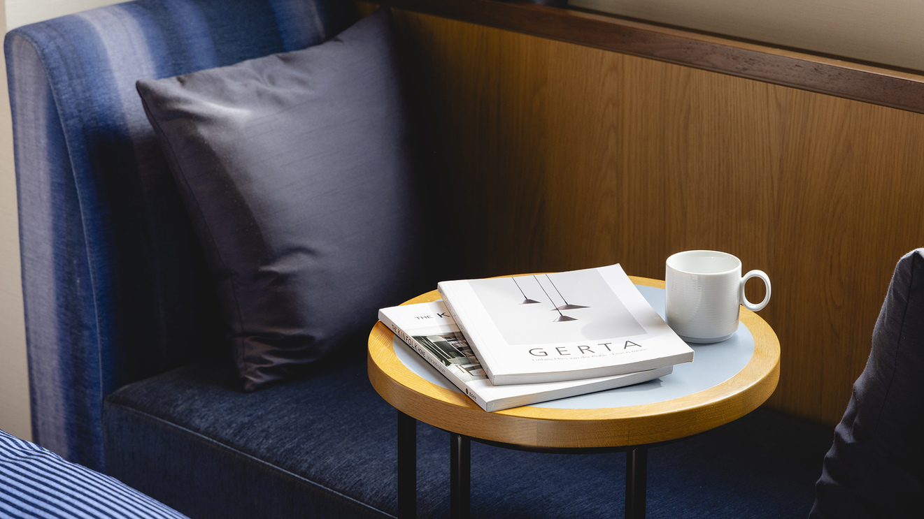 【プレミアムダブル】コーヒーマシンをご用意しております。淹れたてのコーヒーで、休息のひとときを。