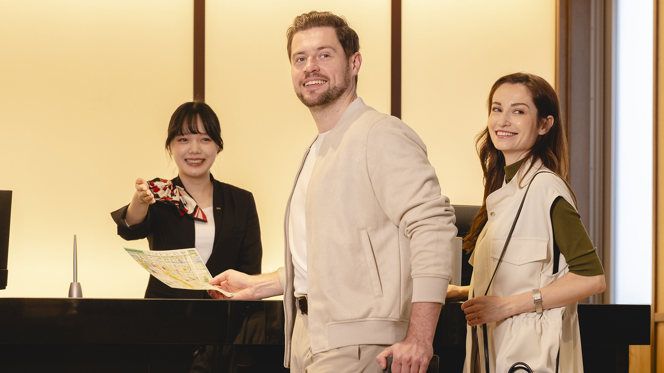 当館スタッフが、お客様の快適な旅をサポートいたします。観光・グルメなどお尋ねくださいませ。