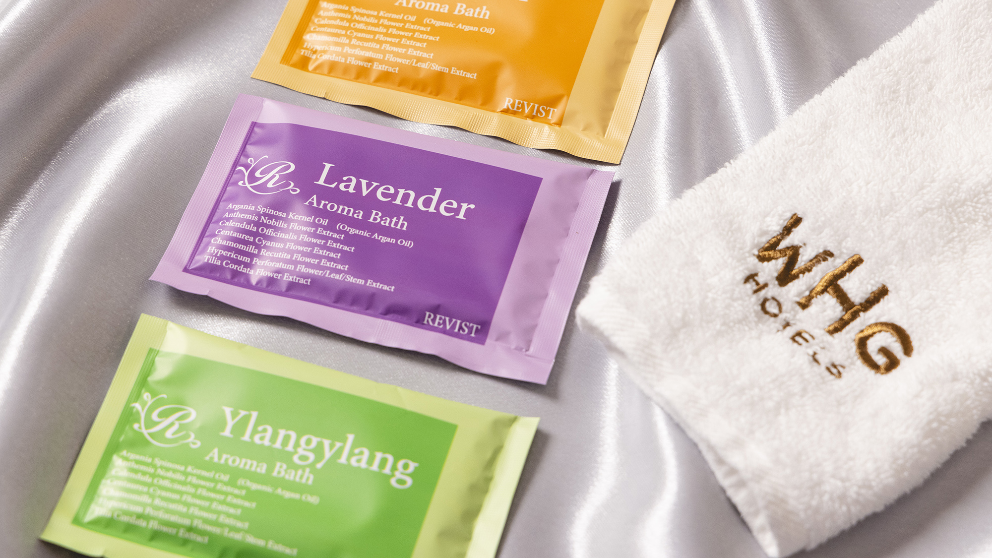 【アメニティ】癒しの入浴剤なども取り揃えております。