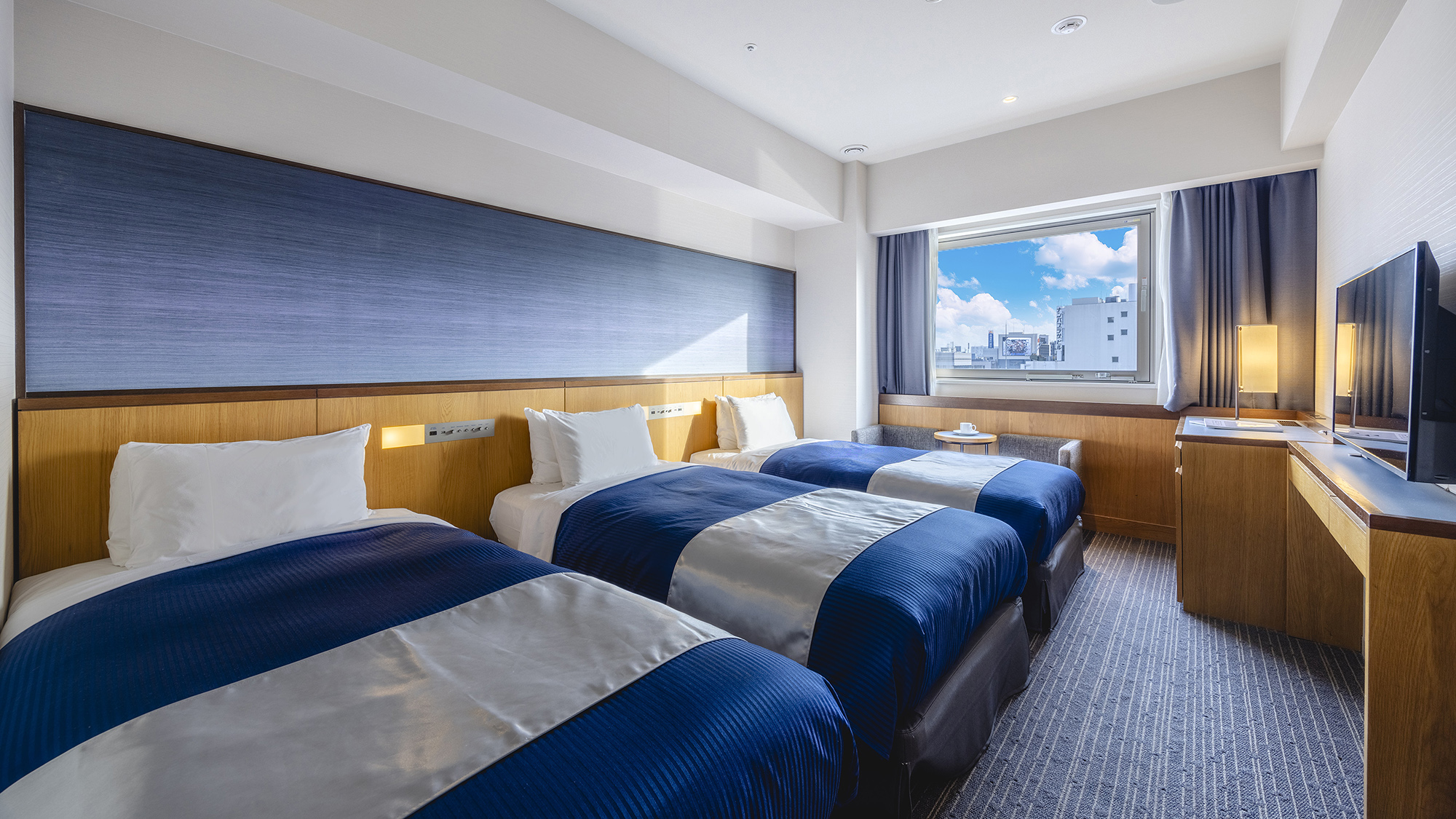 【トリプル】ご家族・友人同士の楽しい旅に！枕を並べて眠れば、旅の想い出もより楽しく♪