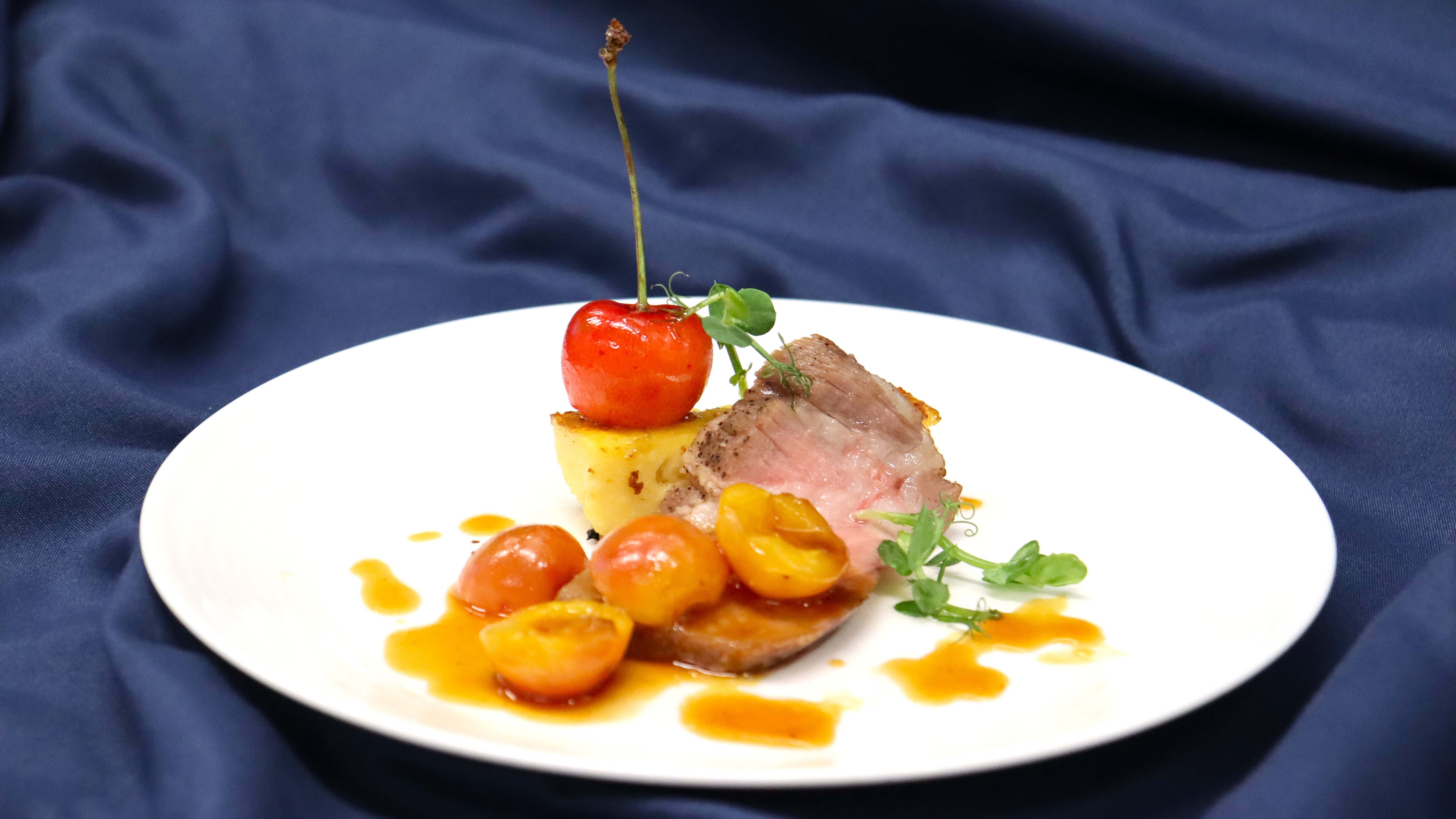 8月朝食実演メニュー